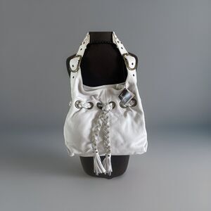 Nwt’s Kooba White Leather “ Carla” Shoulder Bag  $650